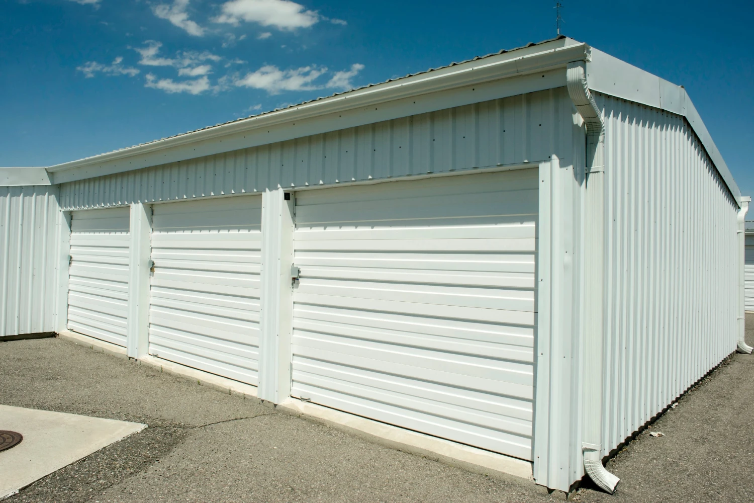 Storage units at a local storage rental company.